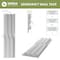 Ekena Millwork 6inW x 24inH x 1inT  EdgeCraft Ness Style Seamless Wall Tile WPPVC06X24ENE - alternate 8